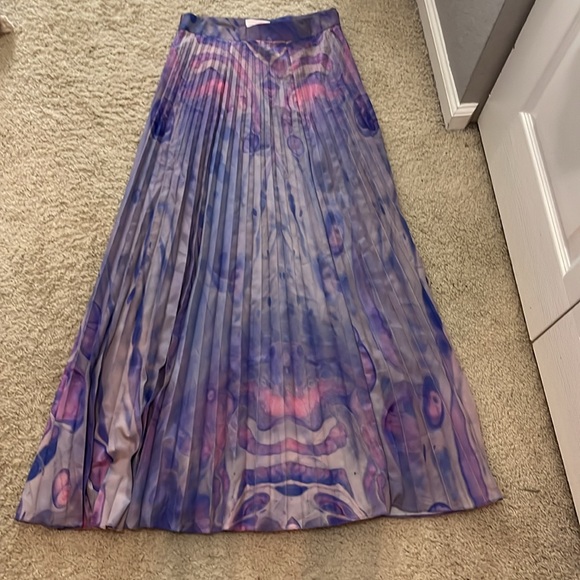Anthropologie Purple Maxi Skirt - Picture 4 of 8